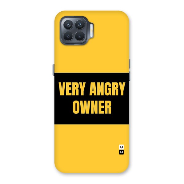 Angry Owner Back Case for Oppo F17 Pro