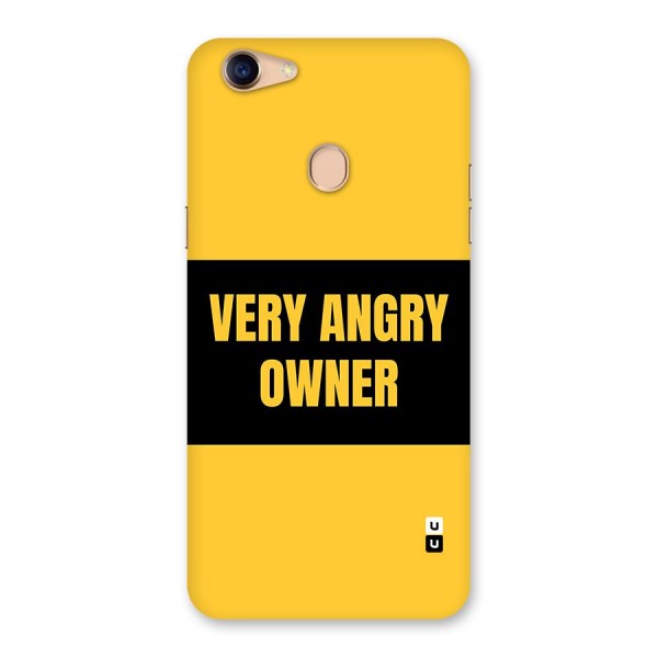 Angry Owner Back Case for Oppo F5