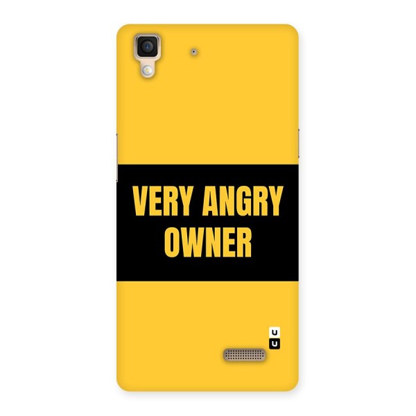 Angry Owner Back Case for Oppo R7