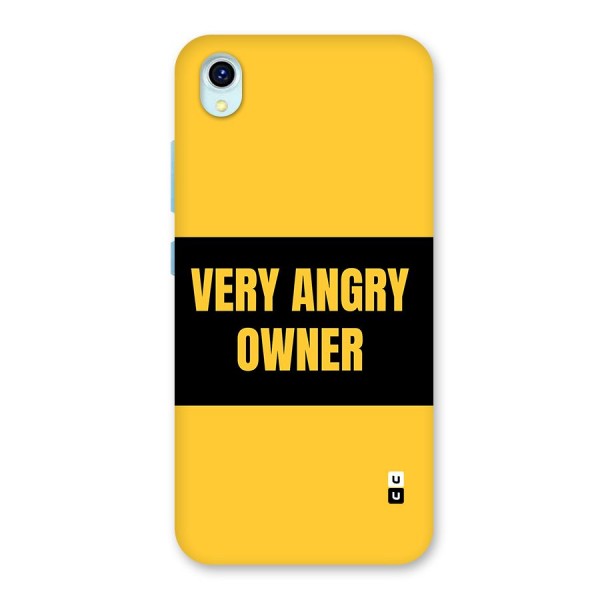 Angry Owner Back Case for Vivo Y1s