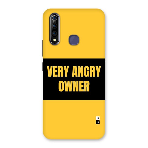 Angry Owner Back Case for Vivo Z1 Pro