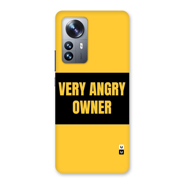 Angry Owner Back Case for Xiaomi 12 Pro