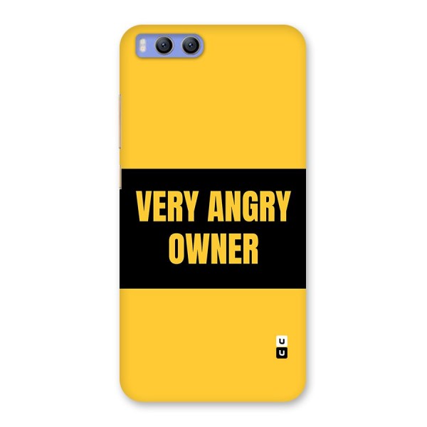 Angry Owner Back Case for Xiaomi Mi 6