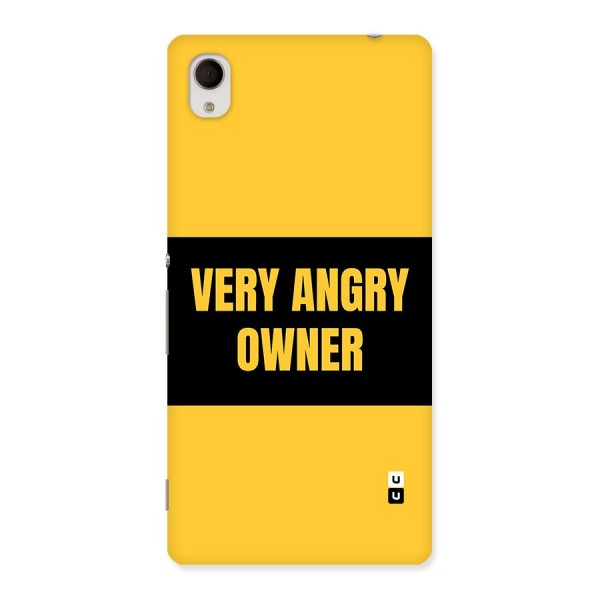 Angry Owner Back Case for Xperia M4 Aqua