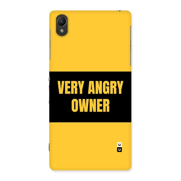 Angry Owner Back Case for Xperia Z2