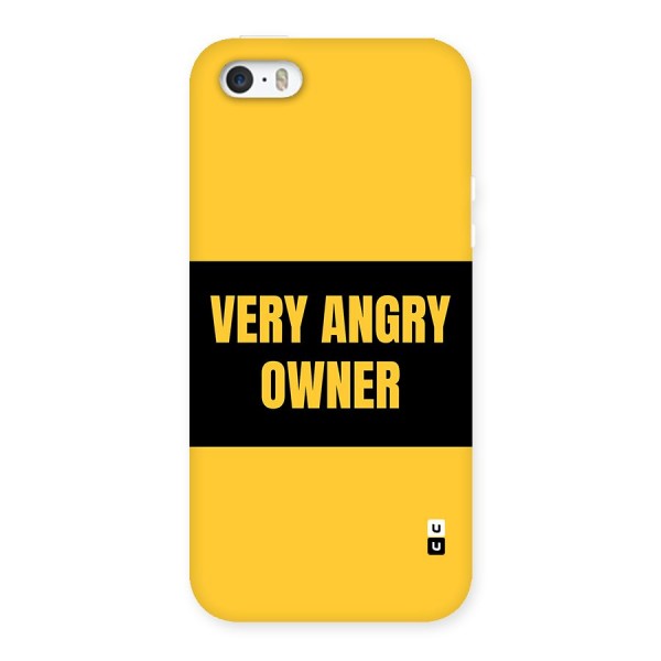 Angry Owner Back Case for iPhone 5 5s