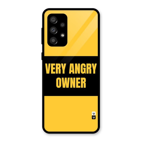 Angry Owner Glass Back Case for Galaxy A32