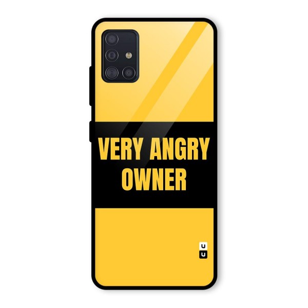 Angry Owner Glass Back Case for Galaxy A51