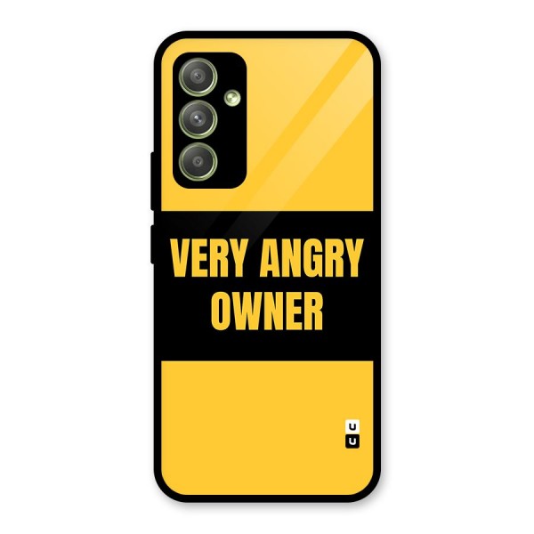 Angry Owner Glass Back Case for Galaxy A54