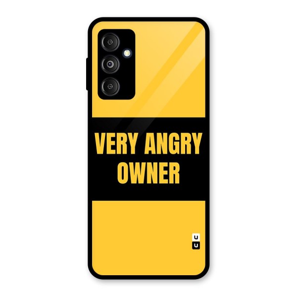 Angry Owner Glass Back Case for Galaxy M14 5G