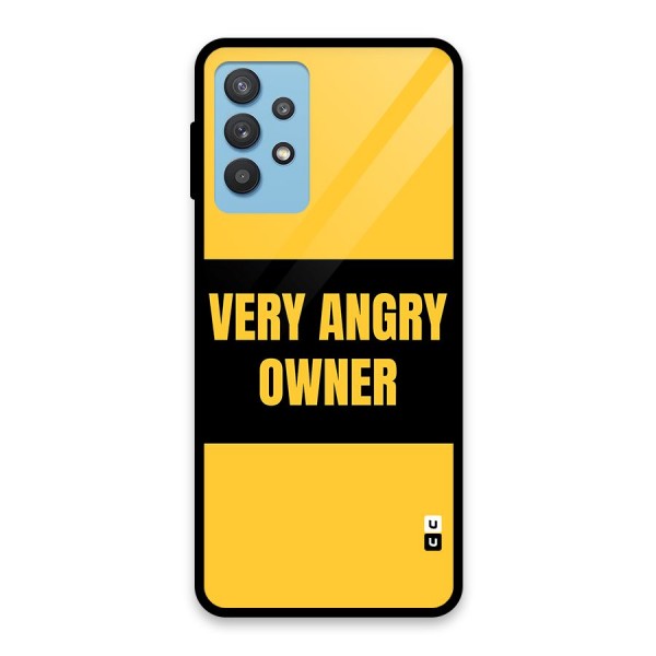 Angry Owner Glass Back Case for Galaxy M32 5G