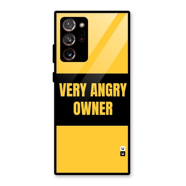 Angry Owner Glass Back Case for Galaxy Note 20 Ultra