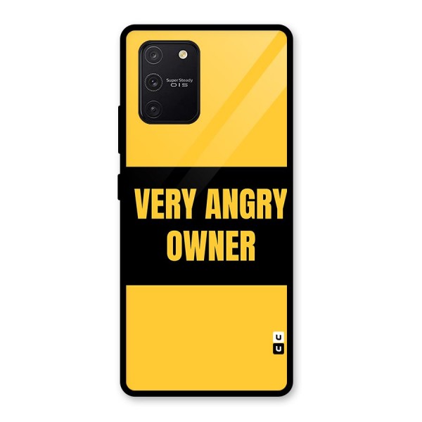 Angry Owner Glass Back Case for Galaxy S10 Lite