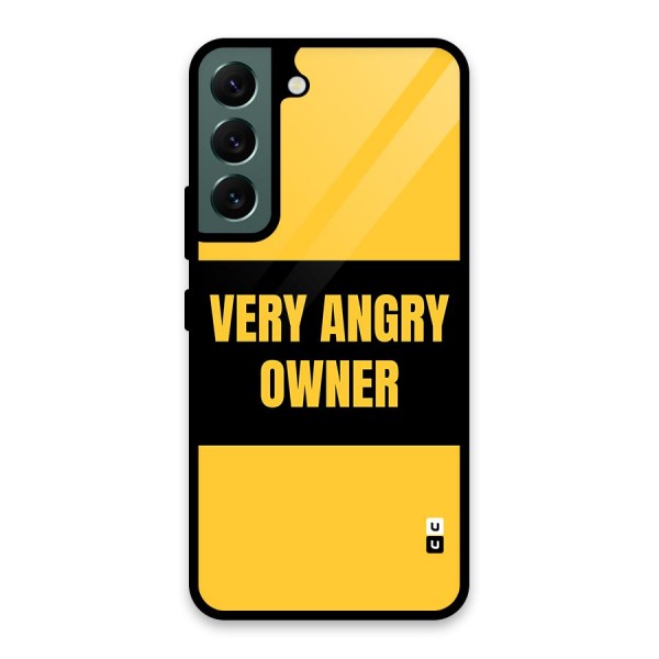 Angry Owner Glass Back Case for Galaxy S22 5G