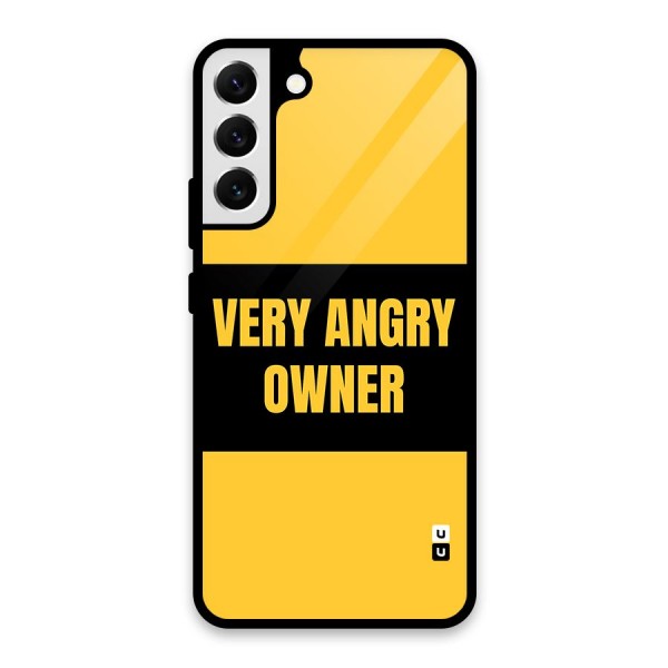 Angry Owner Glass Back Case for Galaxy S22 Plus 5G