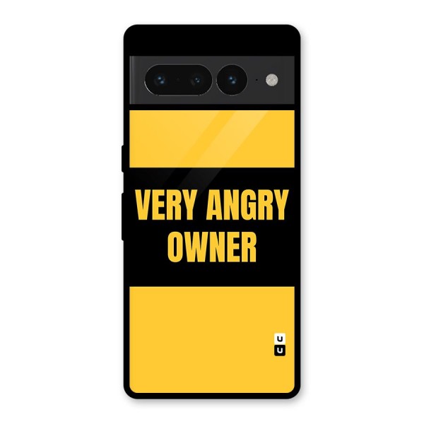 Angry Owner Glass Back Case for Google Pixel 7 Pro