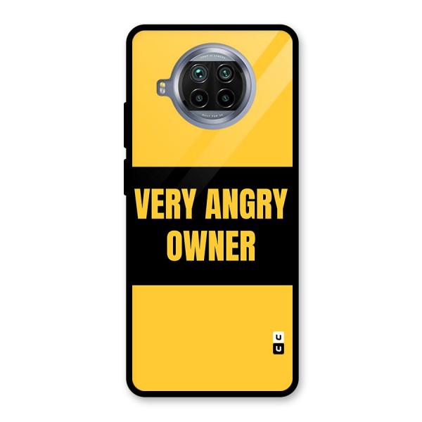 Angry Owner Glass Back Case for Mi 10i