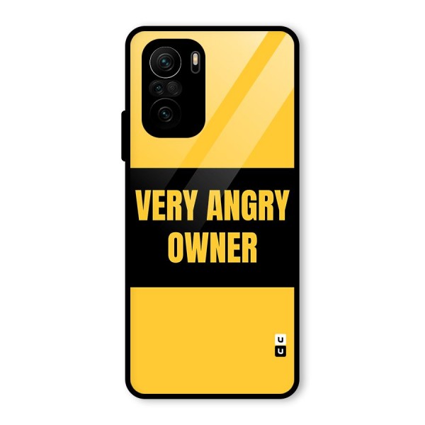 Angry Owner Glass Back Case for Mi 11x