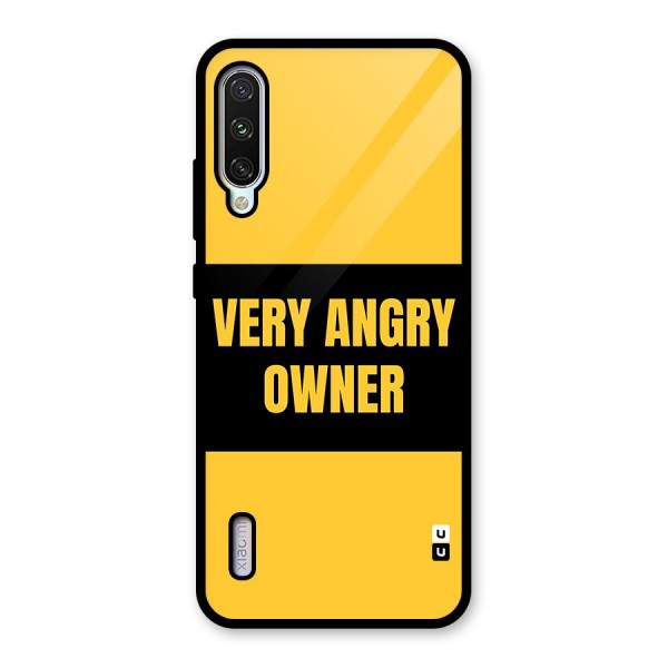 Angry Owner Glass Back Case for Mi A3