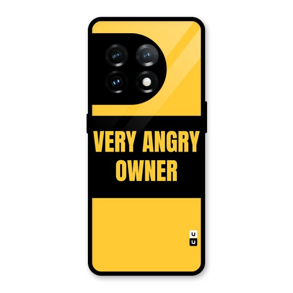 Angry Owner Glass Back Case for OnePlus 11