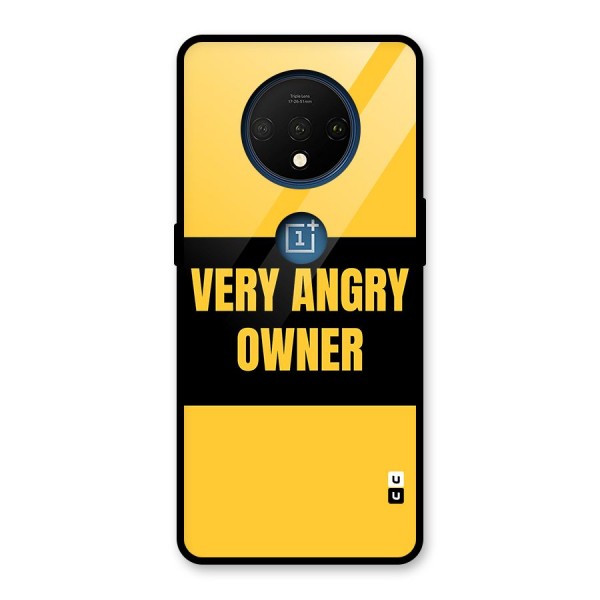 Angry Owner Glass Back Case for OnePlus 7T