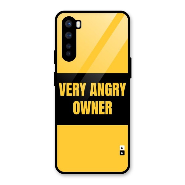 Angry Owner Glass Back Case for OnePlus Nord