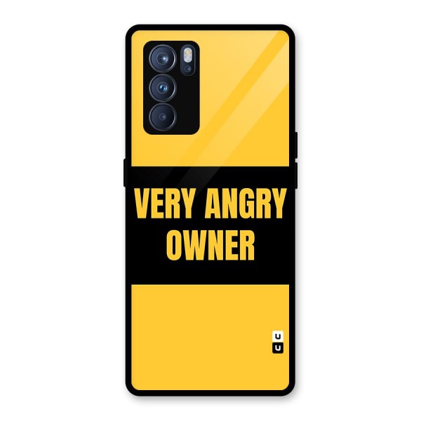 Angry Owner Glass Back Case for Oppo Reno6 Pro 5G