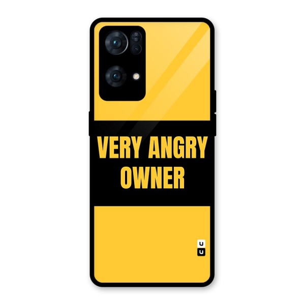 Angry Owner Glass Back Case for Oppo Reno7 Pro 5G