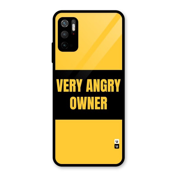 Angry Owner Glass Back Case for Poco M3 Pro 5G