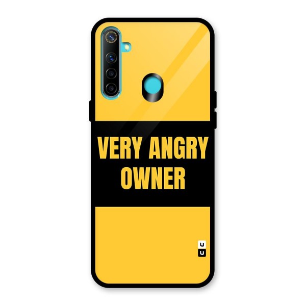 Angry Owner Glass Back Case for Realme 5