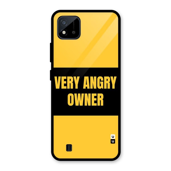 Angry Owner Glass Back Case for Realme C11 2021