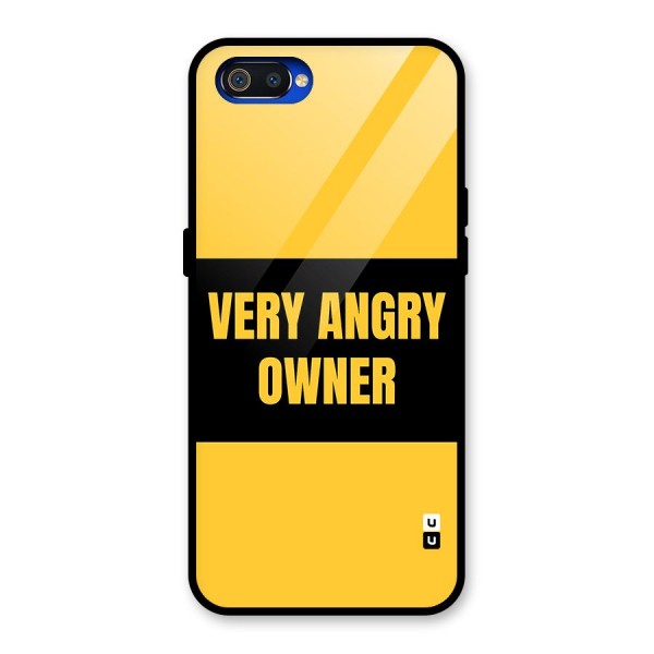 Angry Owner Glass Back Case for Realme C2