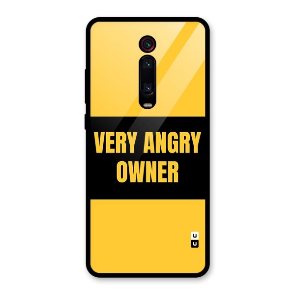 Angry Owner Glass Back Case for Redmi K20