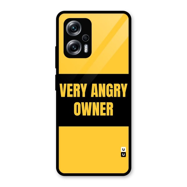 Angry Owner Glass Back Case for Redmi K50i