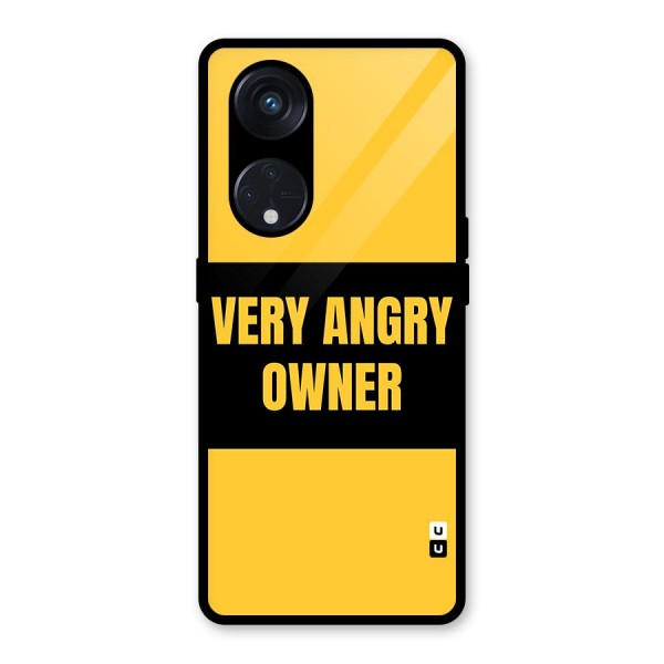 Angry Owner Glass Back Case for Reno8 T 5G