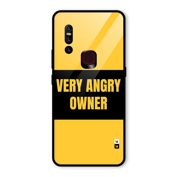 Angry Owner Glass Back Case for Vivo V15