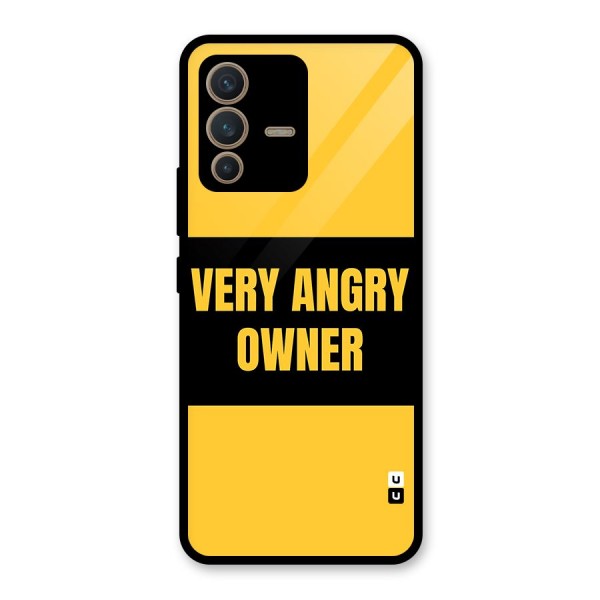 Angry Owner Glass Back Case for Vivo V23 5G