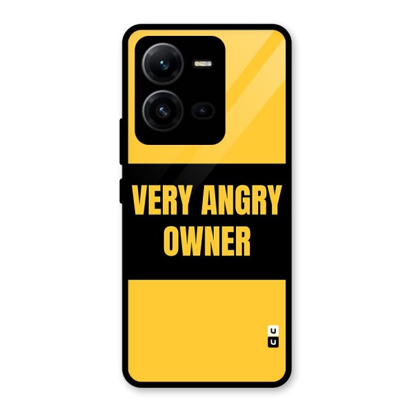 Angry Owner Glass Back Case for Vivo V25