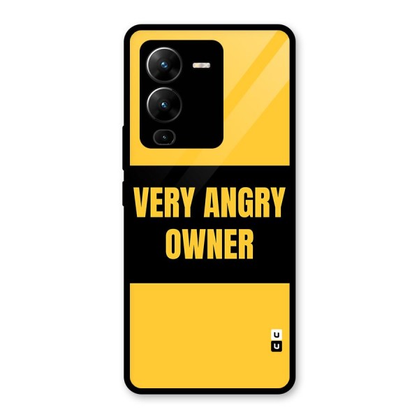 Angry Owner Glass Back Case for Vivo V25 Pro