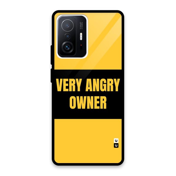 Angry Owner Glass Back Case for Xiaomi 11T Pro