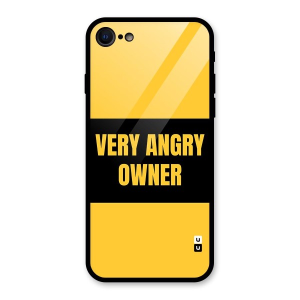 Angry Owner Glass Back Case for iPhone 8