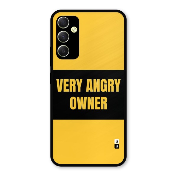 Angry Owner Metal Back Case for Galaxy A34