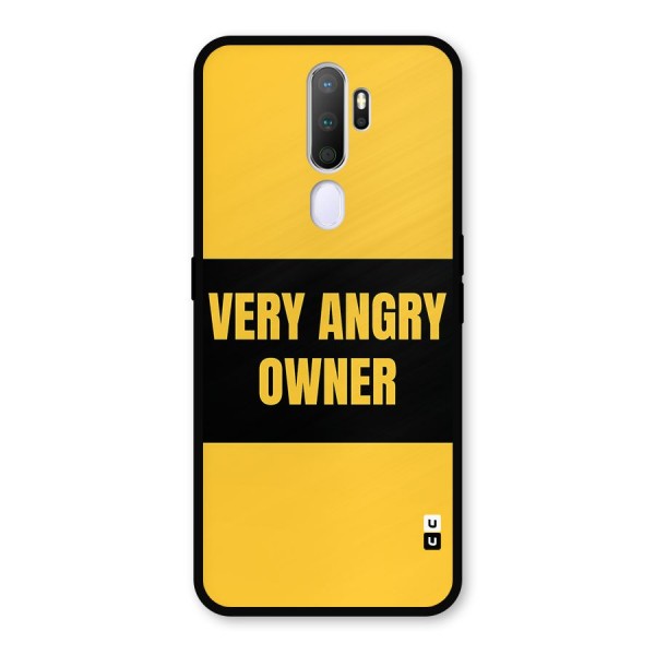 Angry Owner Metal Back Case for Oppo A5 (2020)