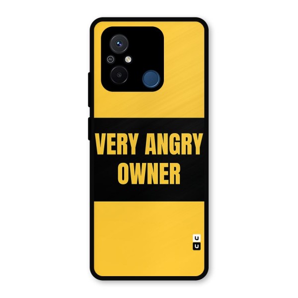 Angry Owner Metal Back Case for Poco C55