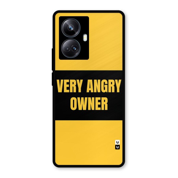 Angry Owner Metal Back Case for Realme 10 Pro Plus