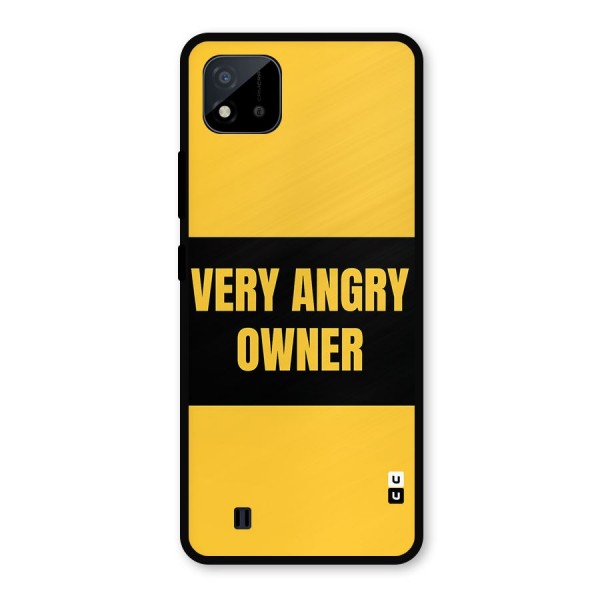 Angry Owner Metal Back Case for Realme C11 2021