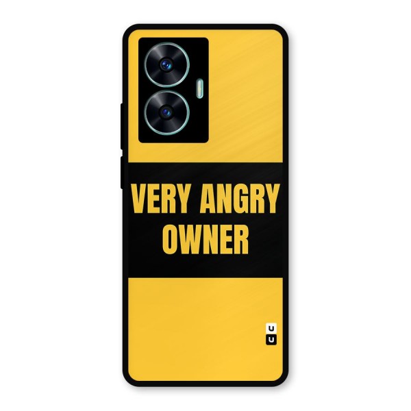 Angry Owner Metal Back Case for Realme Narzo N55