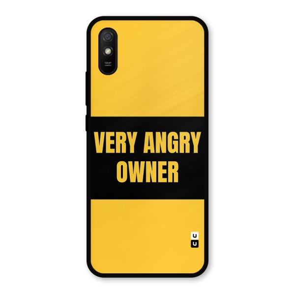 Angry Owner Metal Back Case for Redmi 9i