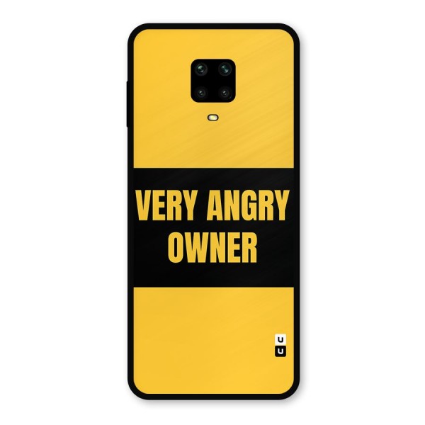 Angry Owner Metal Back Case for Redmi Note 10 Lite