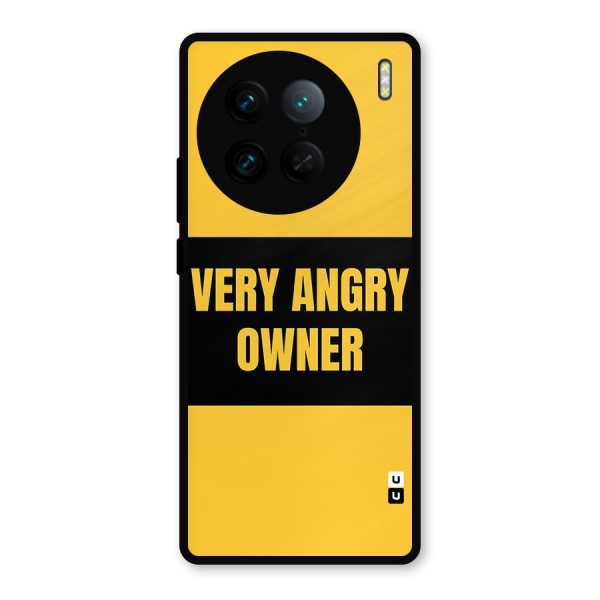 Angry Owner Metal Back Case for Vivo X90 Pro